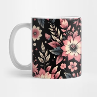 Pink Flowers Mug